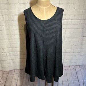 Kleen Size 3x black stripe tank top